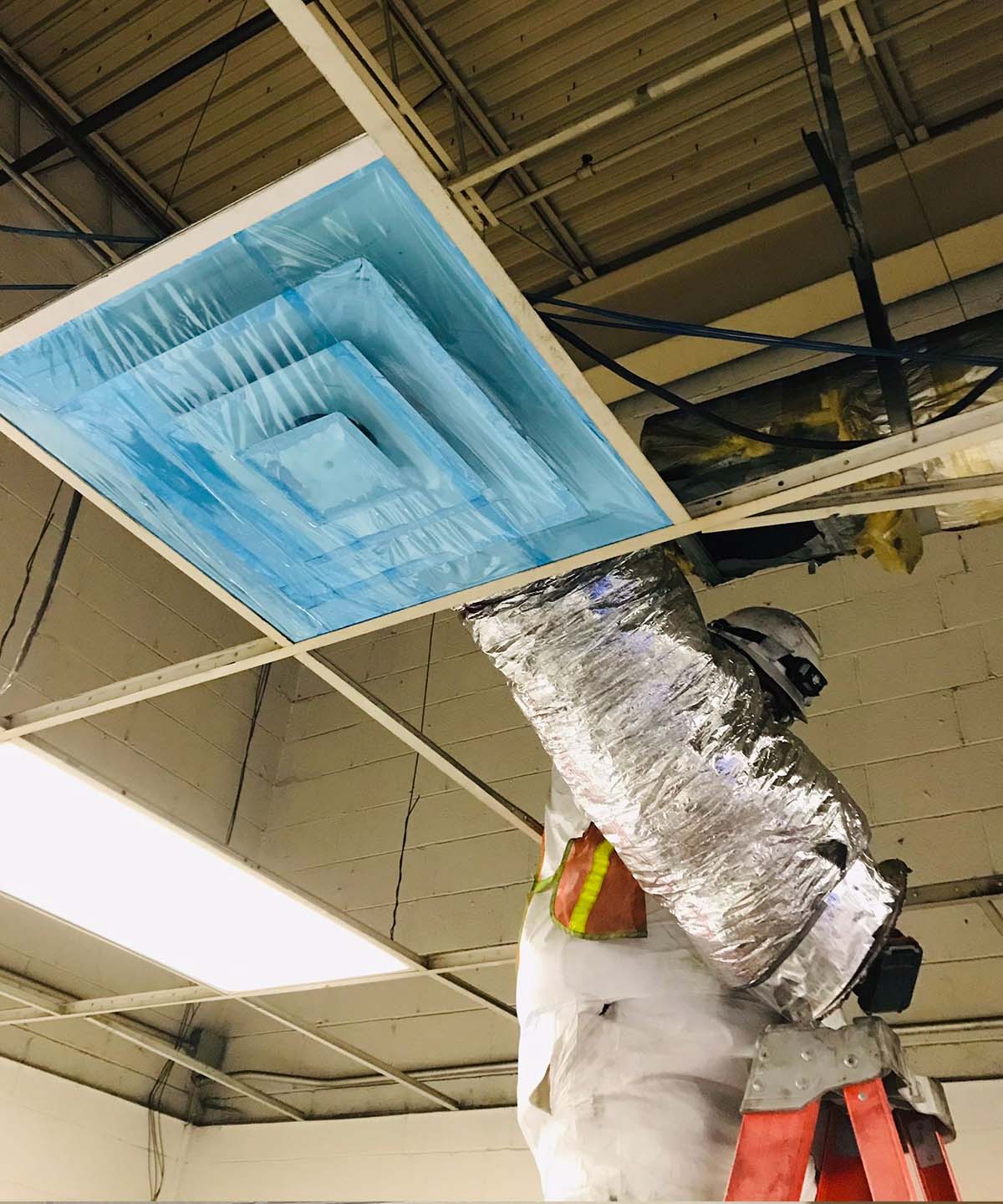 Distribution & fulfillment center HVAC cleaning
