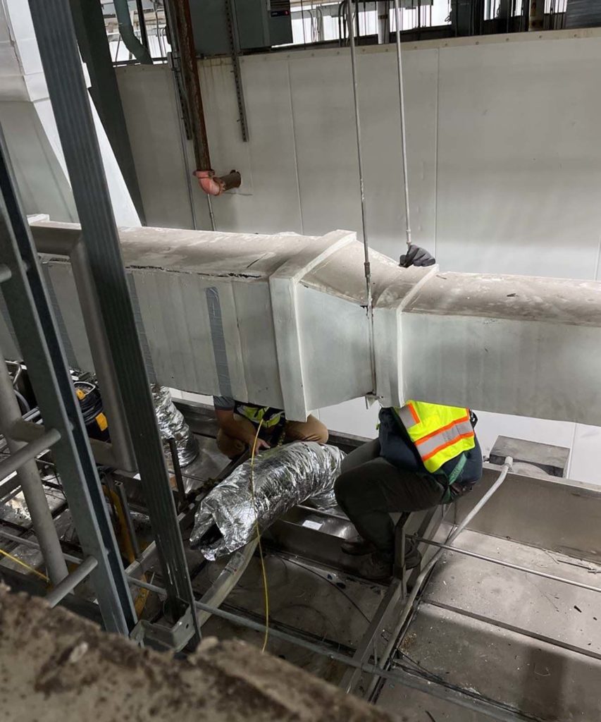 Warehouse Air Duct Cleaning