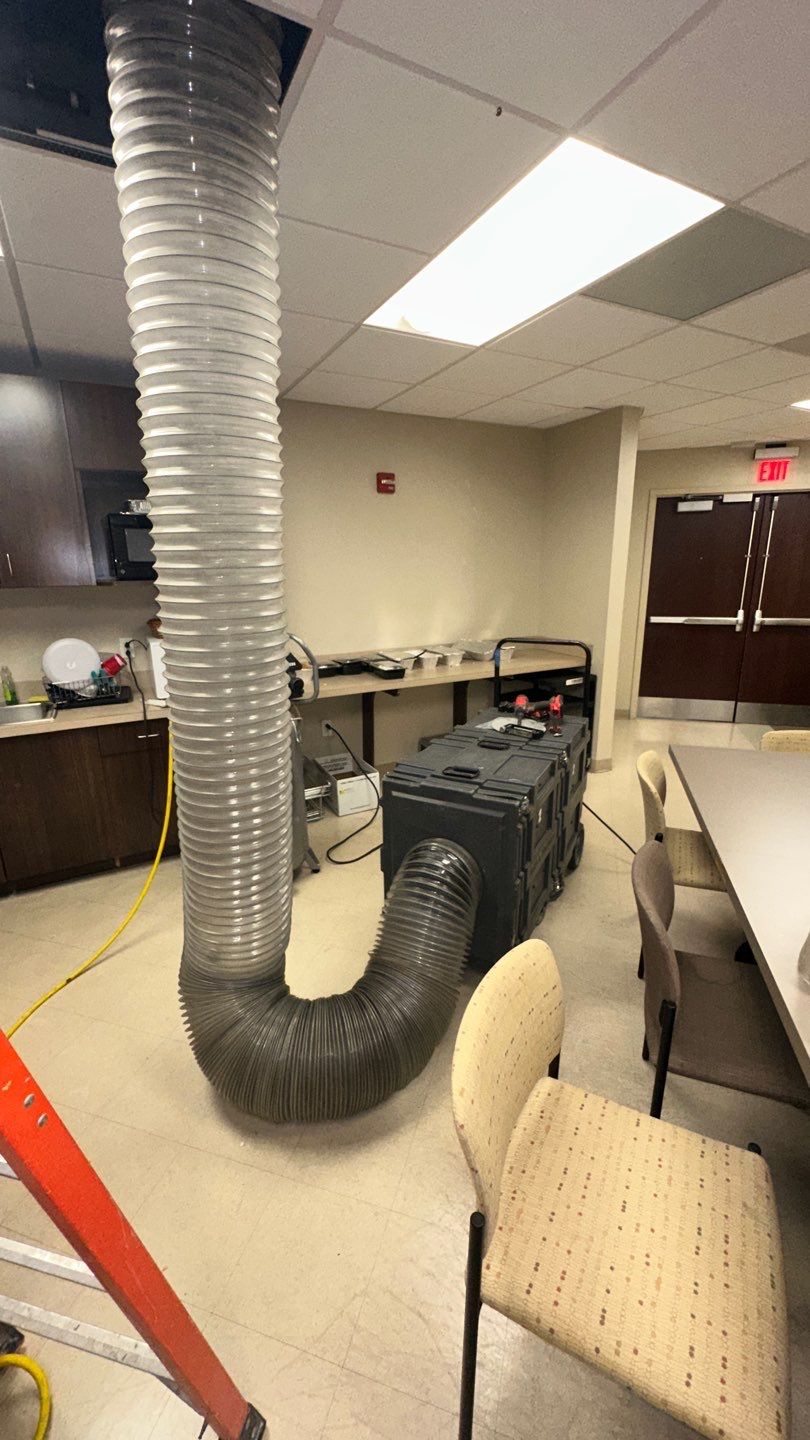 Medical center duct cleaning